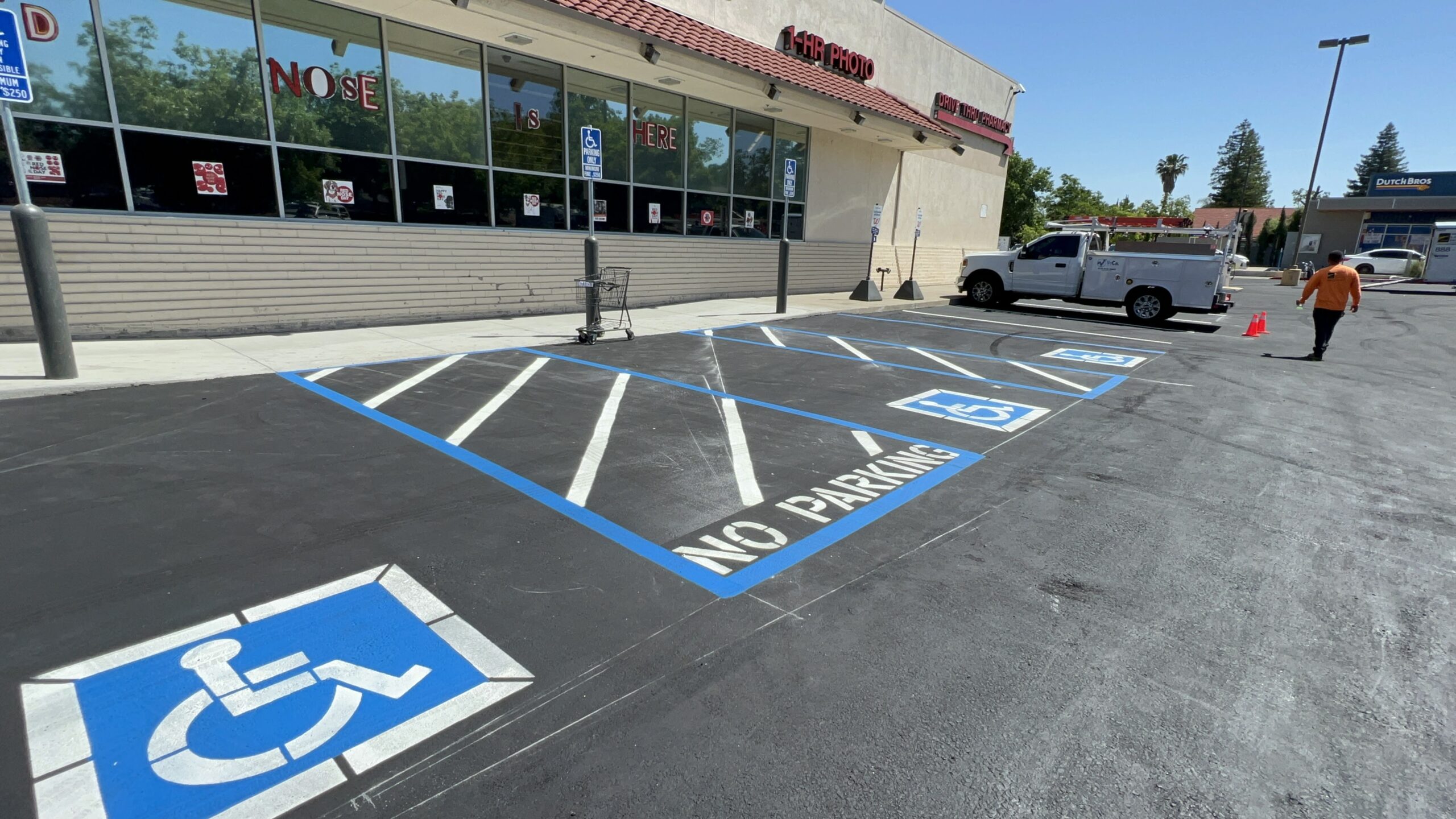 Parking Lot Striping, Asphalt Patching, Parking Line Striping