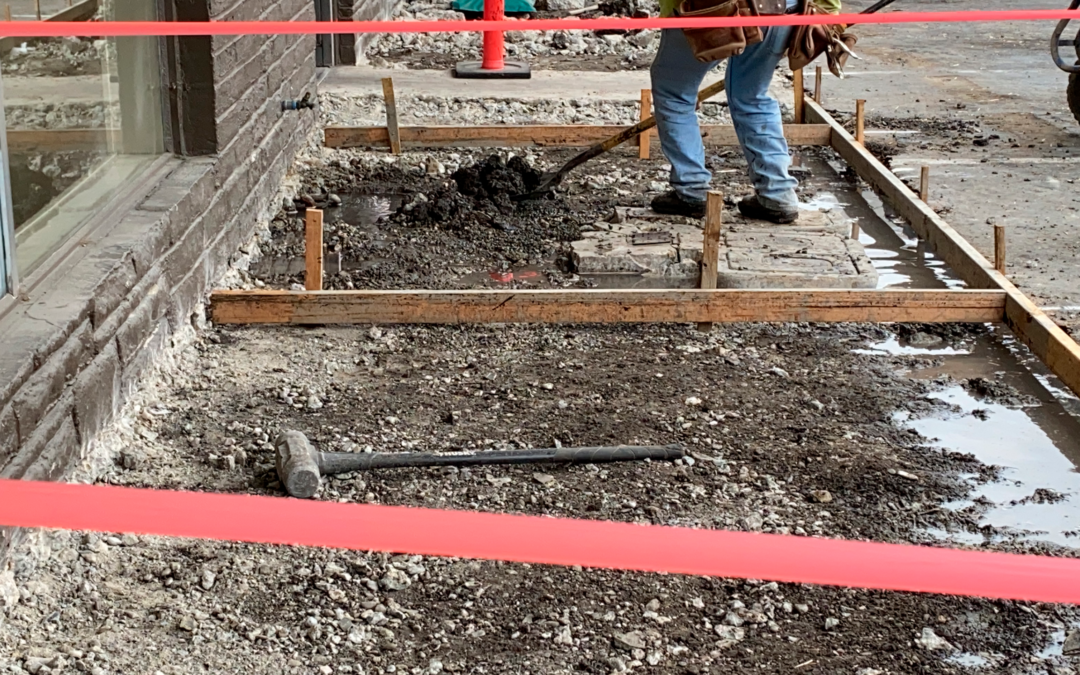 concrete sidewalk