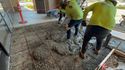 how to fix crumbling concrete driveway