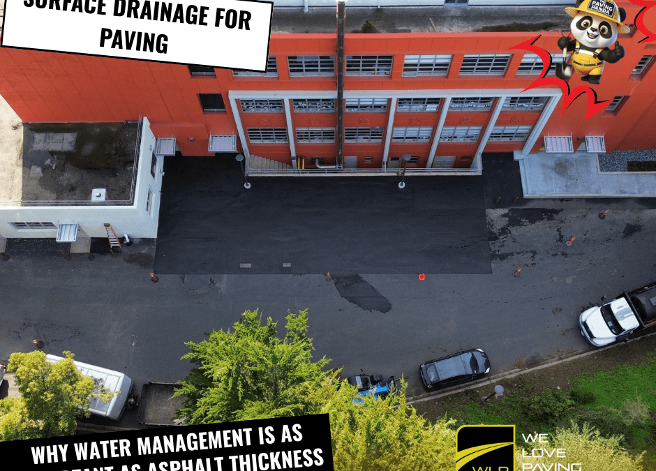 Surface Drainage in Paving: Why Water Management Is as Important as Asphalt Thickness