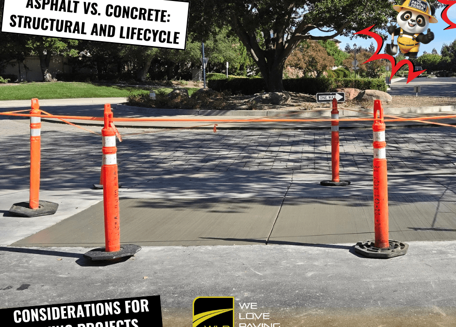 Asphalt vs. Concrete: Structural and Lifecycle Considerations for Paving Projects