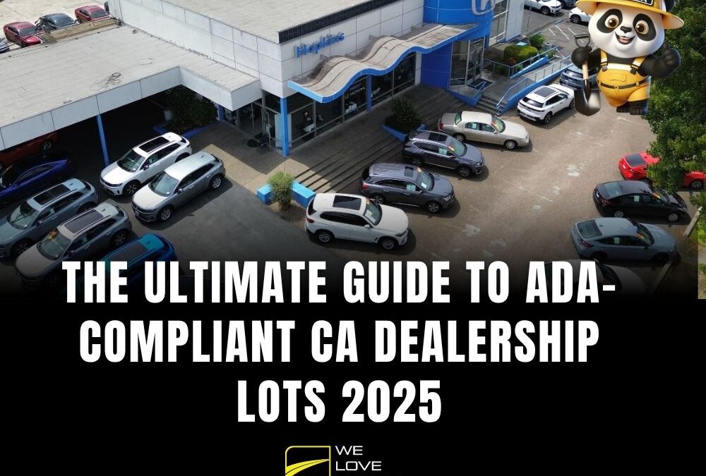 Paving for Automotive Dealerships: Custom Striping and Display Area Enhancements in California