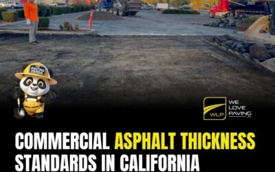 Commercial Asphalt Thickness Standards in California