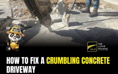 How to Fix a Crumbling Concrete Driveway