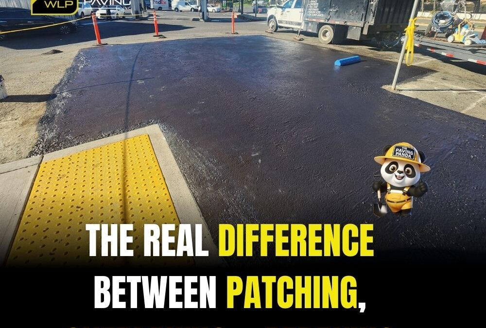 The Real Difference Between Patching, Overlaying & Repaving
